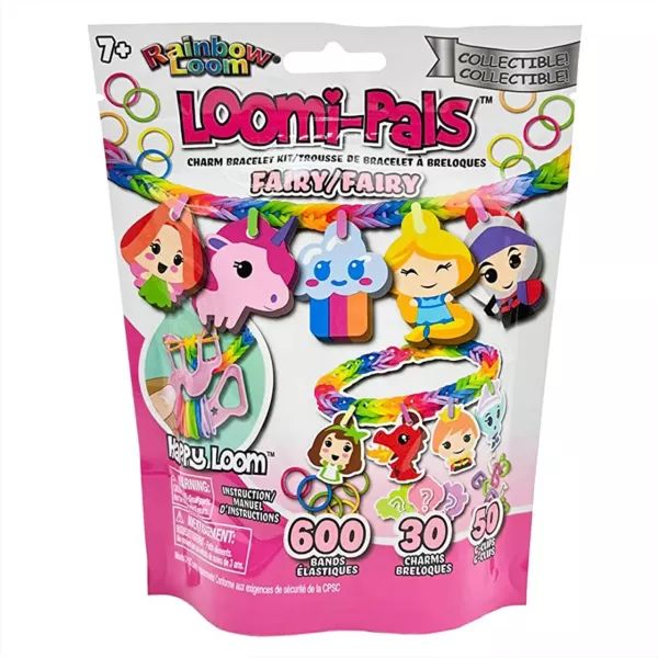 Rainbow Loom: Happy Loomi-Pals® – Tündérek - Karkötő készítő szett
