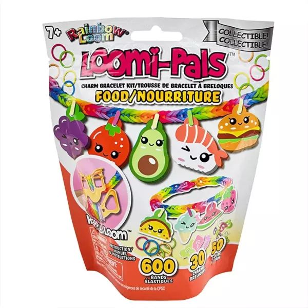 Rainbow Loom: Happy Loomi-Pals® – Fincsiségek - Karkötő készítő szett