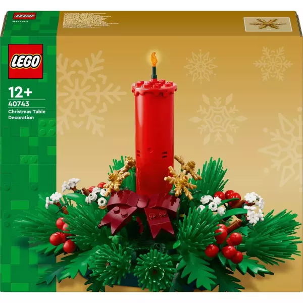 Decor de masă LEGO® Iconic Crăciun 40743 AMBALAJ DETERIORAT