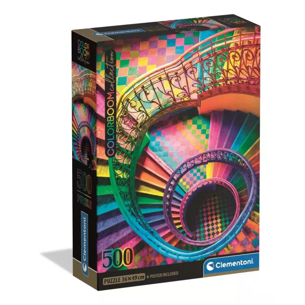 Puzzle a gradini colorati - 500 pezzi