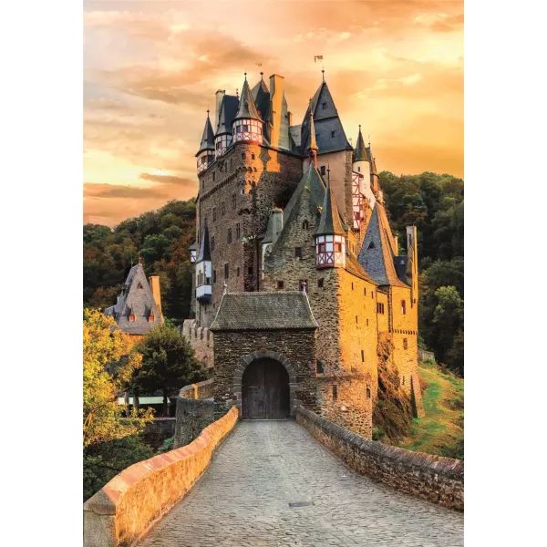 High Quality Collection: Naplemente az Eltz kastélynál puzzle - 1000 darabos