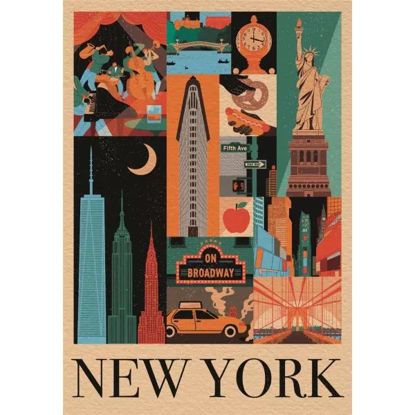 Clementoni: Divat New York City-ben puzzle - 1000 darabos