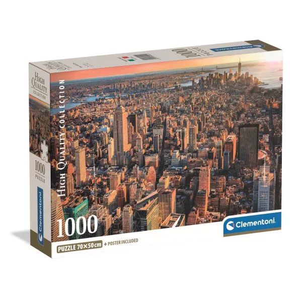 High Quality Collection: Naplemente New York felett puzzle - 1000 darabos