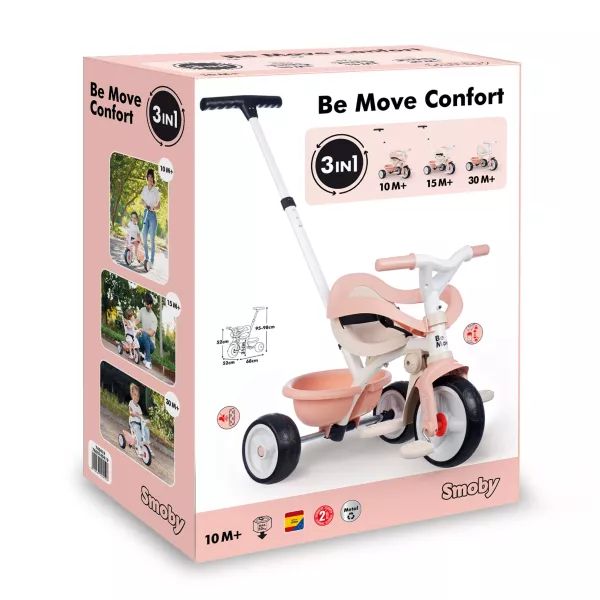 Smoby: 3 az 1-ben Be move Confort szülőkaros tricikli