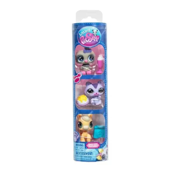 Littlest Pet Shop: set 3 figure – Serie 4, assortite
