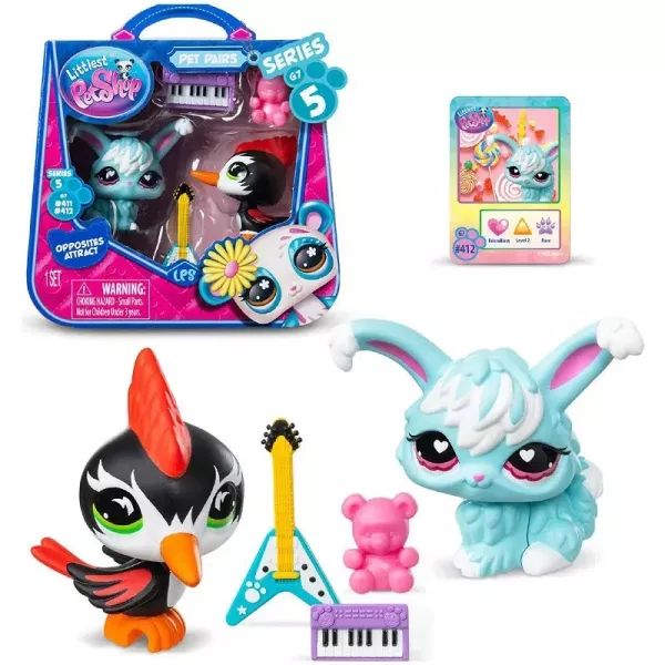 Littlest PetShop: Játékfigura készlet - 2 db-os, 5-ös széria - Punk&Pastel Littlest PetShop: Játékfigura készlet - 2 db-os, 5-ös széria - Punk&Pastel