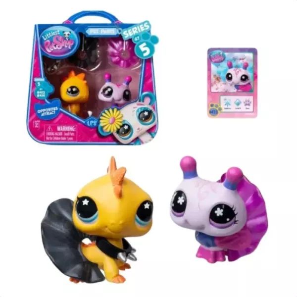 Littlest PetShop: Játékfigura készlet - 2 db-os, 5-ös széria - Sugar&Spikes