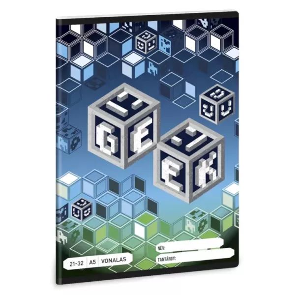 Geek: Vonalas füzet - 4. osztálytól, A/5-ös
