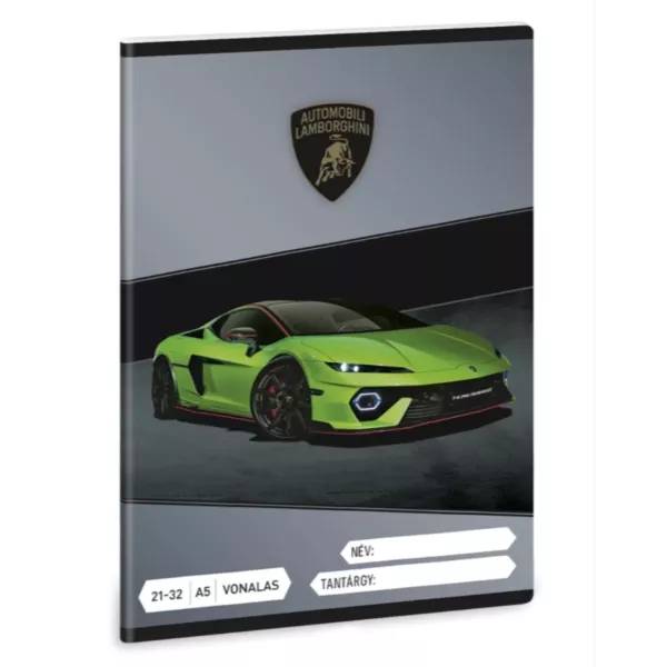 Lamborghini: gelijnd schrift - vanaf groep 6, A5-formaat