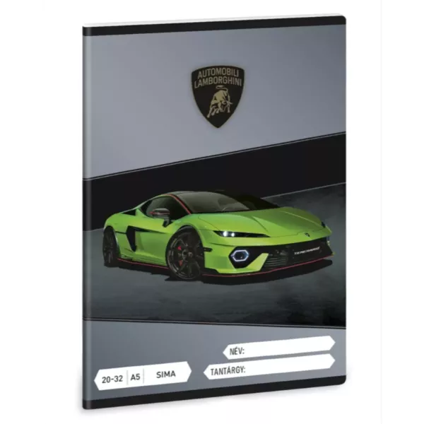 Lamborghini: Glad schrift - A5-formaat