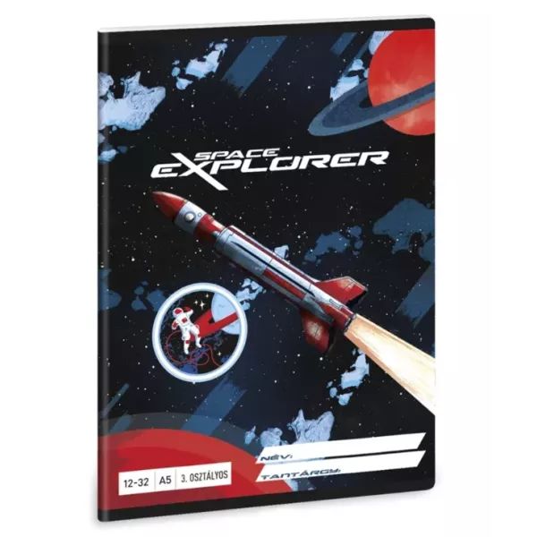 Space Explorer: Vonalas füzet - 3. osztályos, A/5-ös