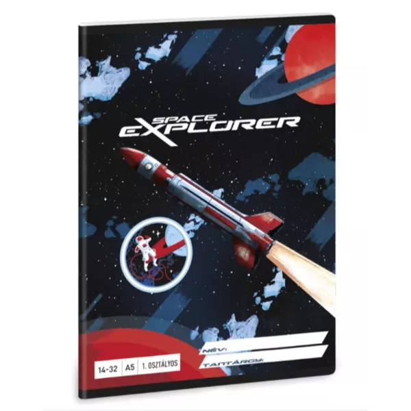 Space Explorer: Linienschrift - groep 3, A5-formaat