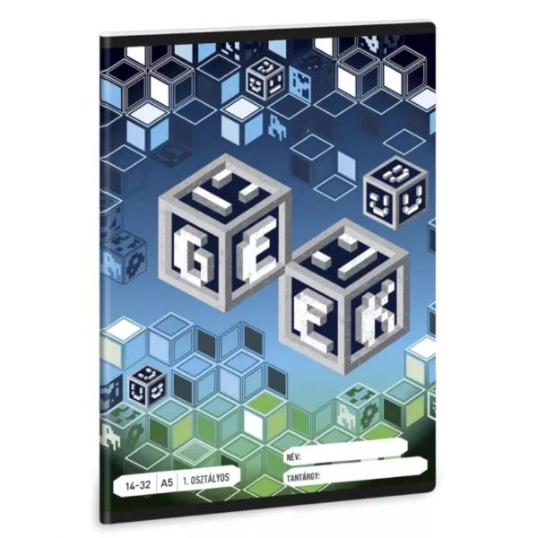 Geek: Vonalas füzet - 1. osztályos, A/5-ös