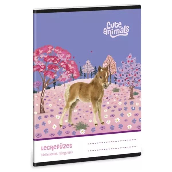 Cute Animals: Horse leckefüzet - A/5-ös
