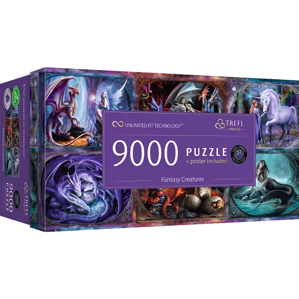 Trefl: Puzzle Creaturi fantastice - 9000 de piese - Tulli.ro
