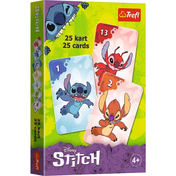 Trefl: Sorteper kortspil – Stitch