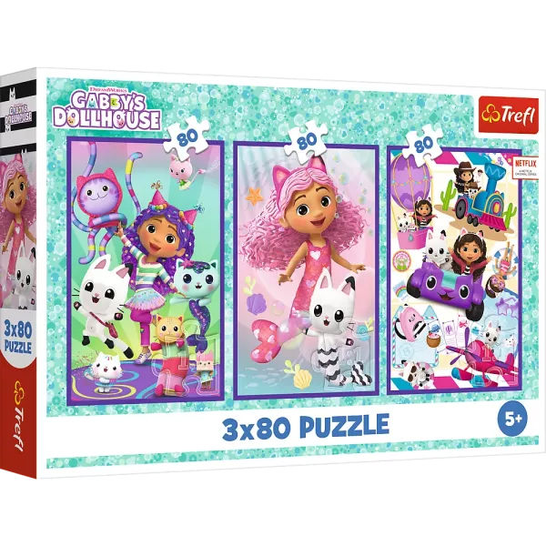 Trefl: I colorati giorni di Gabi puzzle - 3 in 1