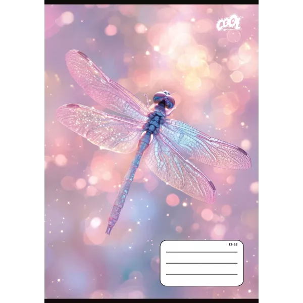 Cool by Victoria : cahier ligné A5 Magic Sparkle, assorti