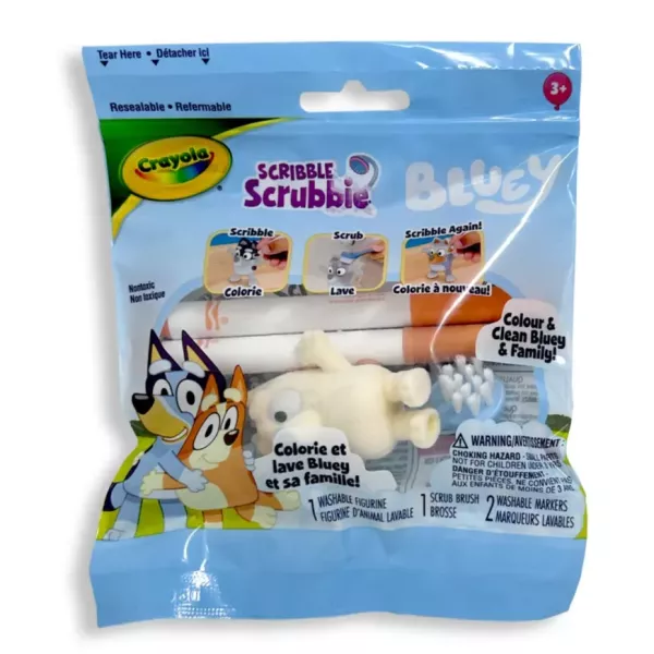 Crayola Washimals: Personaggio Bluey da colorare e lavare - 1 pezzo, assortito