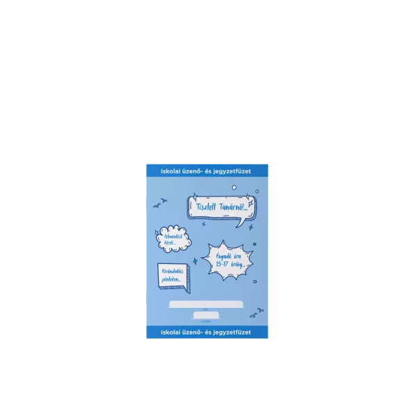 ICO : Cahier de correspondance scolaire - format A5, bleu
