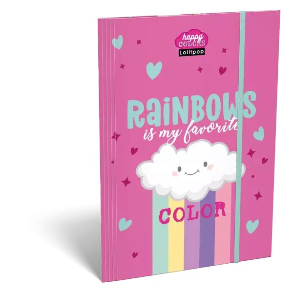 Lollipop Rainbow: Gumis mappa - A/4-es