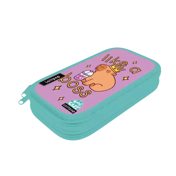 Lollipop Capybara : trousse à deux étages