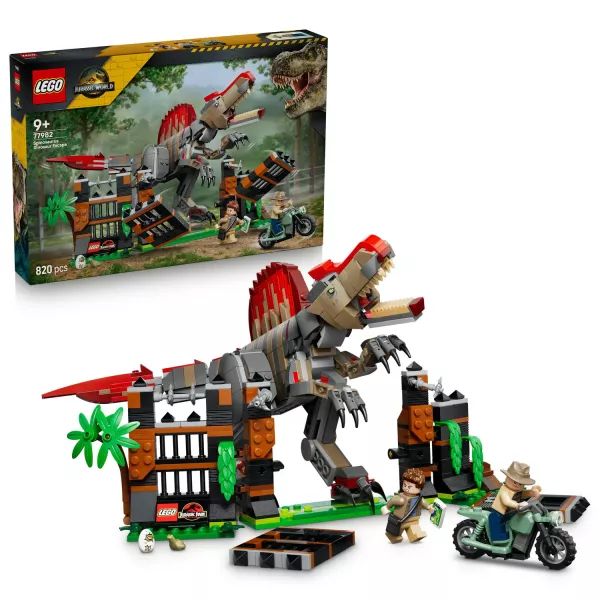 LEGO® Jurassic World Menekülés a spinosaurus elől 77982