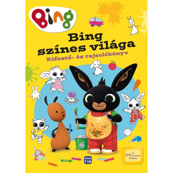 Bing: Kolorowy świat Binga – książka do kolorowania i rysowania