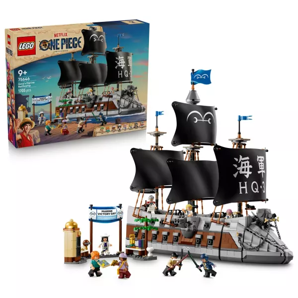 LEGO® ONE PIECE Nave da battaglia marina di Garp 75646