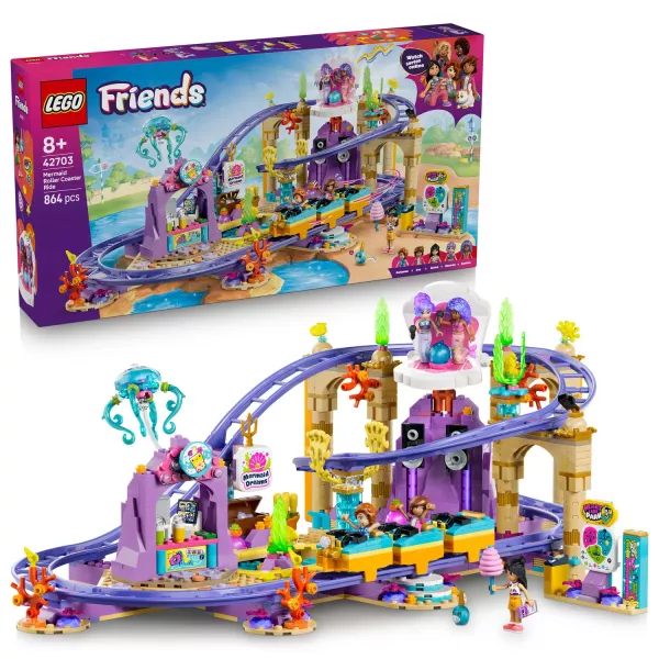 LEGO® Friends Montagne rusă cu sirene 42703