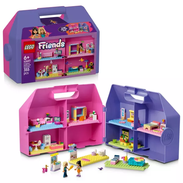 LEGO® Friends Casă de păpuși creativă tip valiză 42697 - Tulli.ro