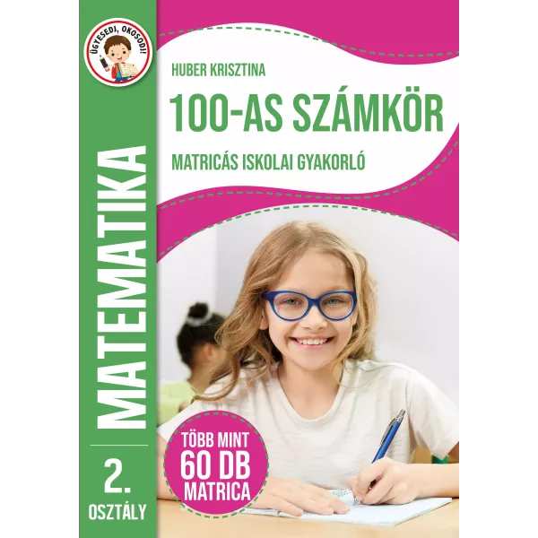 Skoleøvelser med klistermærker i talområdet op til 100