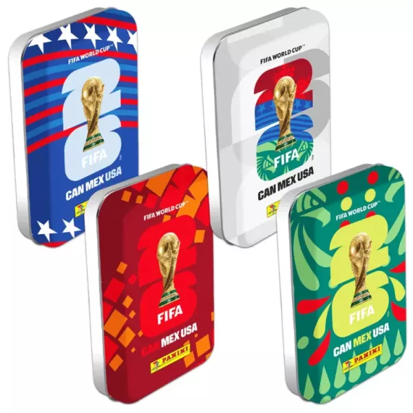 FifaWorldCup Matrica Kollekció Mini Fémdoboz - Többféle