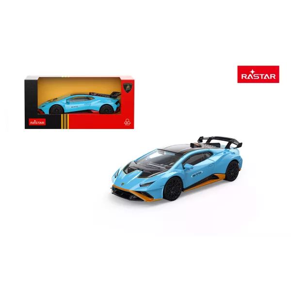 Lamborghini Huracan STO fém kisautó 1:43, kék Lamborghini Huracan STO fém kisautó 1:43, kék