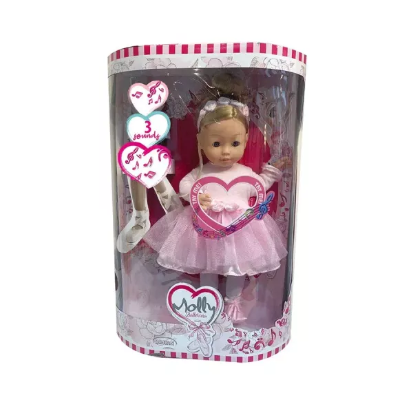Molly, a balerina baba 3 dallammal - 40 cm