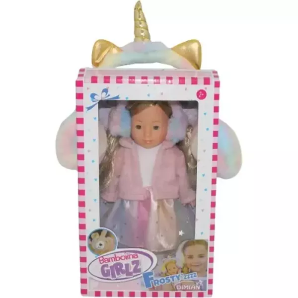 Bambolina Girlz: Păpușă cu căști pentru urechi + căști cadou pentru copii - 30 cm