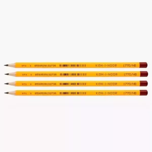 Koh-I-Noor: set de 4 creioane grafit HB 1770 - Tulli.ro