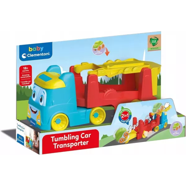 Baby Clementoni: Camion colorat pentru transportul mașinuțelor