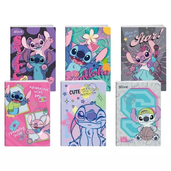 Stitch: Sima füzet - A/4-es többféle