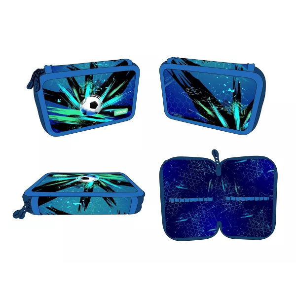 Trousse double étage motif football