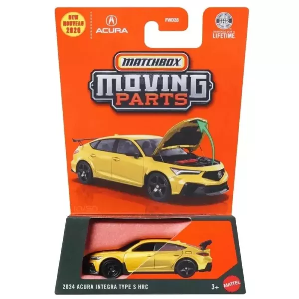 Matchbox: Moving Parts miniatuurauto: 2024 Acura Integra Type S HRC