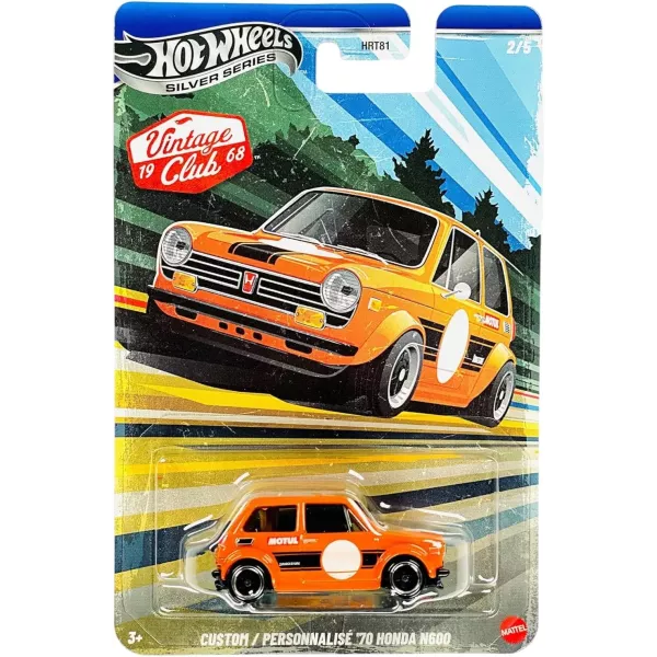 Hot Wheels : Voiture miniature vintage personnalisée Honda N600 des années 70
