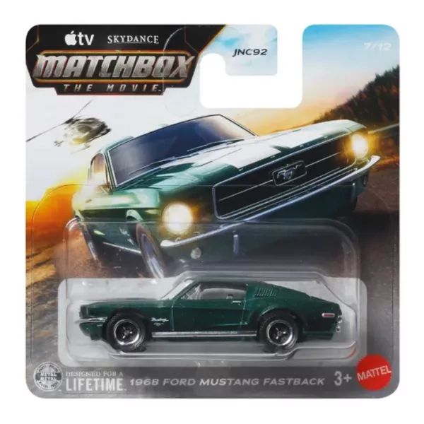 Matchbox: Kisautó 1968 Ford Mustang Fastback Matchbox: Kisautó 1968 Ford Mustang Fastback