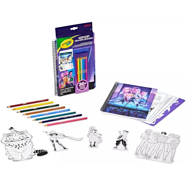 Crayola: Color & Sketch - K-Pop Demon Hunters kreatív foglalkoztatófüzet