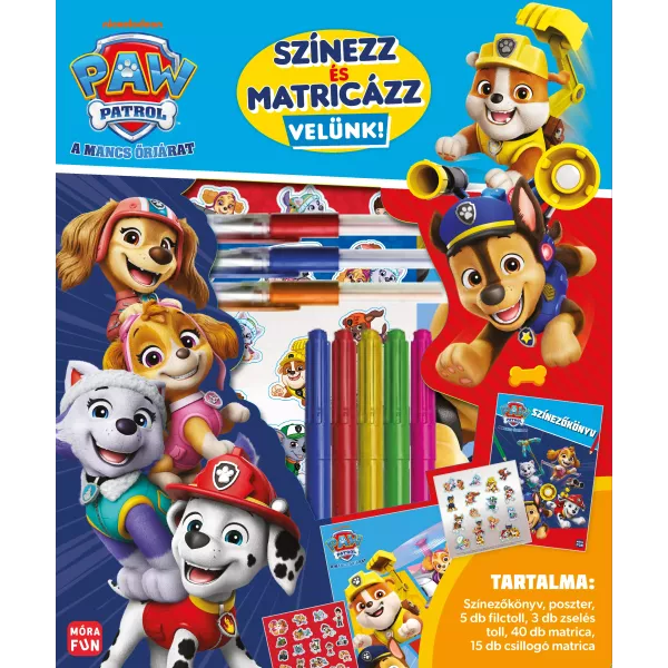 Paw Patrol – Colora e attacca gli adesivi con noi!