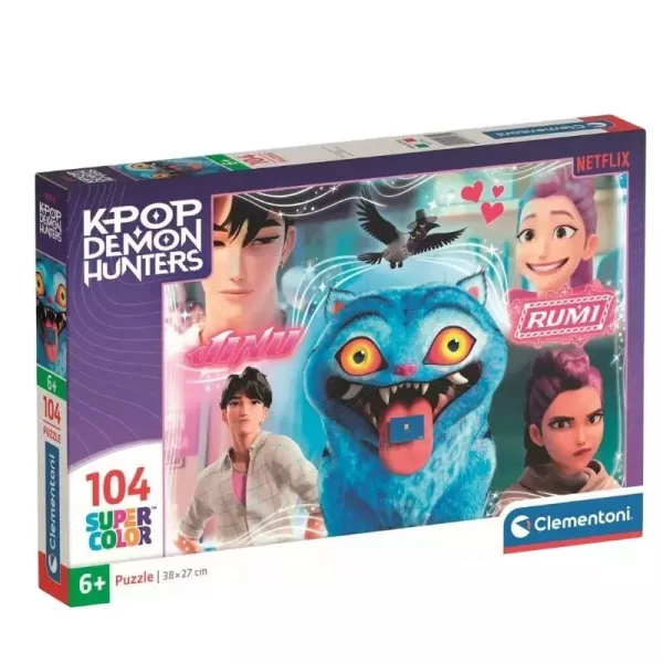 Clementoni Super Color puzzle - K-Pop Demon Hunters, 104 db-os