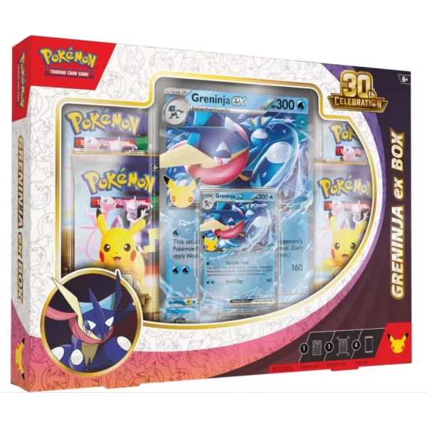 POKÉMON-SAMMELKARTENSPIEL: 30. JAHRESTAG – Greninja-ex-Box