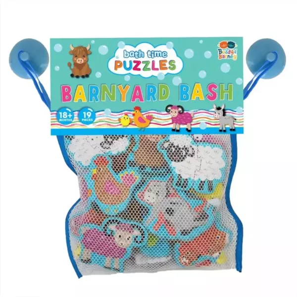 Buddy & Barney: Puzzle da bagno - Cortile della stalla