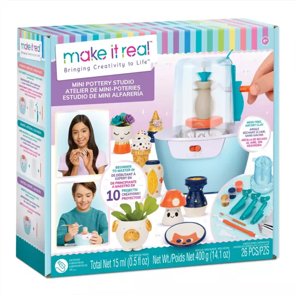Make it Real: decorazioni, mini tornio per argilla
