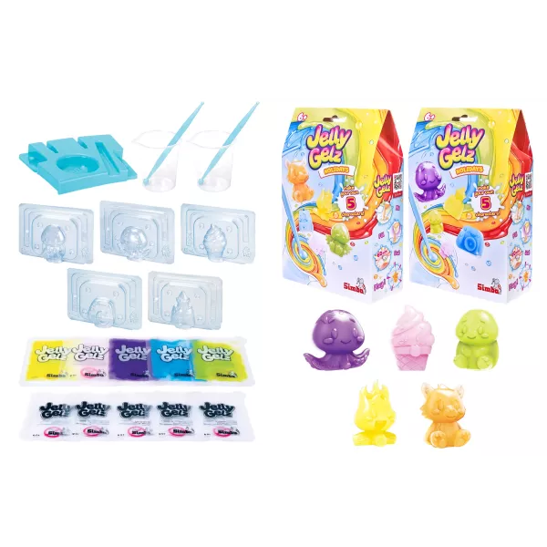 Jelly Gelz: Kit criativo para fazer brinquedos squishy - Edição festiva, dois tipos